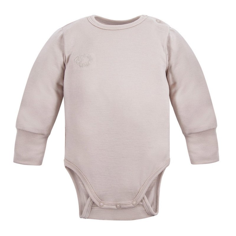 EEVI body z długim rękawkiem beżowe Eevi - 1