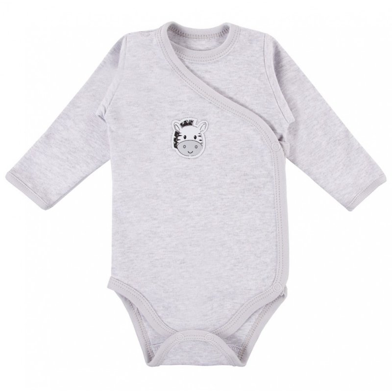 EEVI szare body z zebra z długim rękawem Eevi - 1