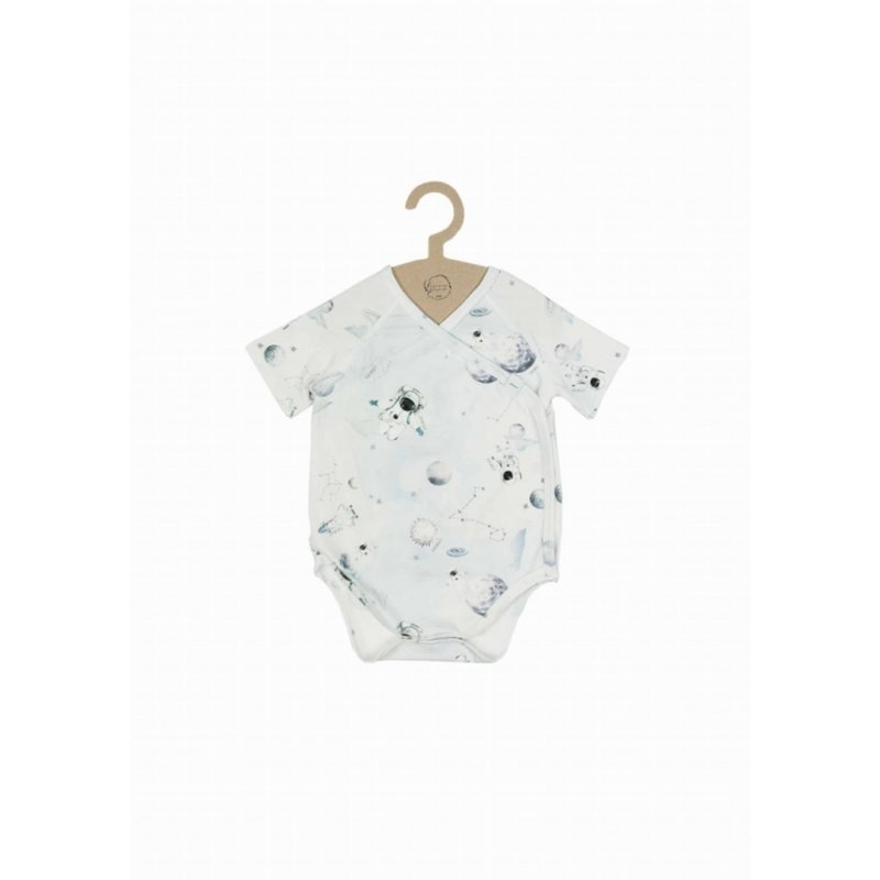 Jamiks Body niemowlęce organiczne na krótki rękaw TAO Niebieska Galaktyka Jamiks - 1
