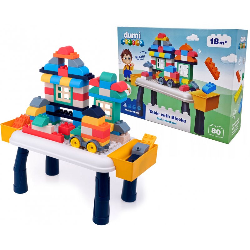 DUMEL klocki dumi blocks ze stoliczkiem Dumel - 1