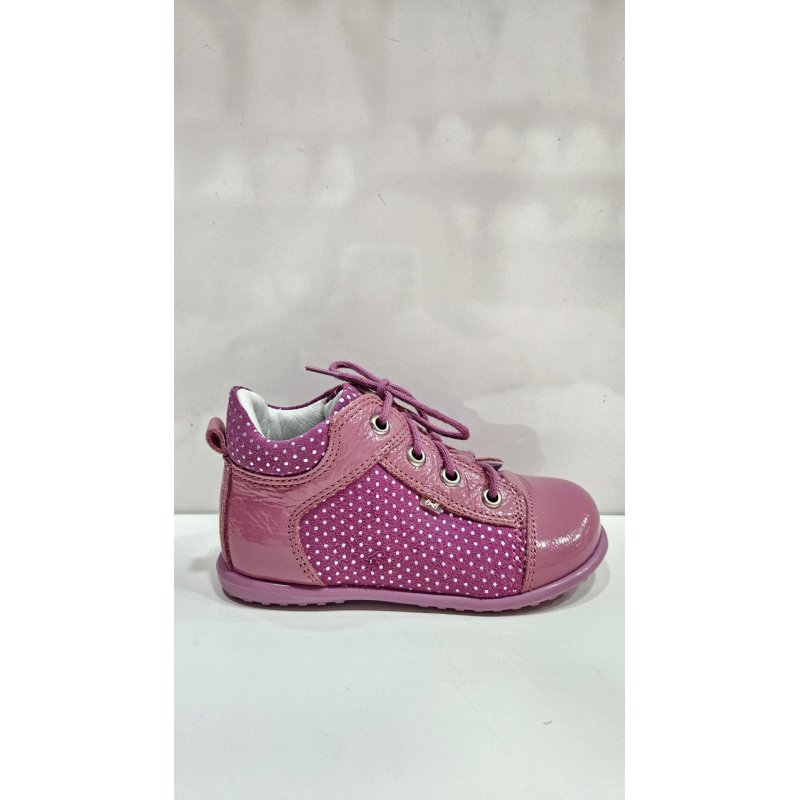 EMEL trzewiki różowe w kropki E2593-K5 Emel - 1