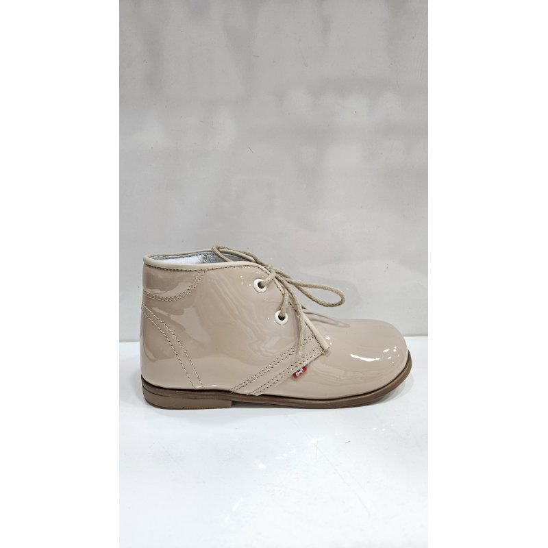 EMEL trzewiki beżowe lakierowane E2393-2 Emel - 1