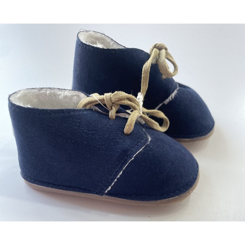 MAYORAL buty niemowlęce niebieskie ze sznurówkami żółtymi 9630 col.41 Mayoral - 1
