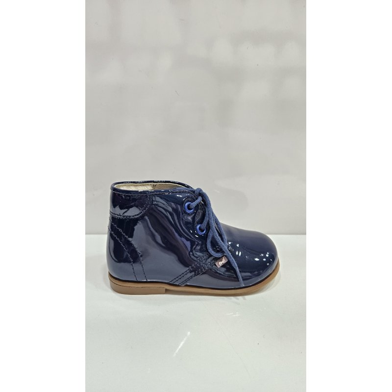 Emel buty trzewiki lakierowane granatowe E2393-4 Emel - 5
