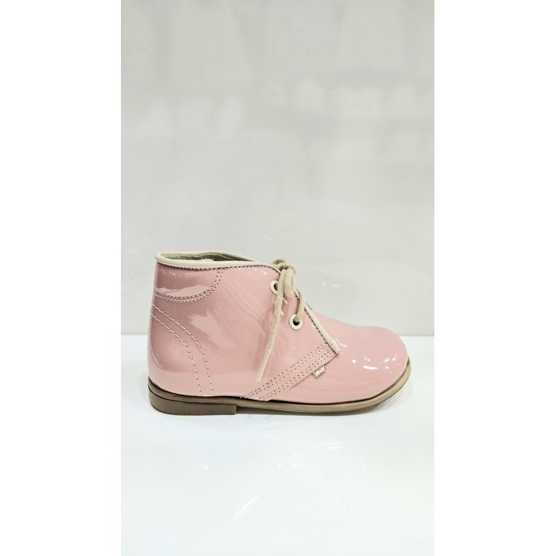 Emel buty trzewiki różowe lakierowane E2393-5 Emel - 5