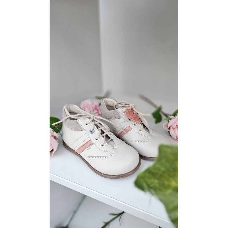 Emel Trzewiki Atlanta beżowe pastelowe dodatki ES 2045-46 Emel - 1