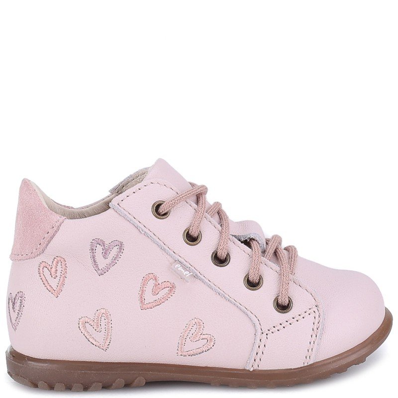 Emel Trzewiki różowe w haftowane serca London ES 1101H-3 Emel - 1