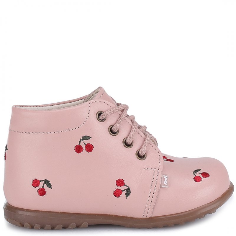 Emel Trzewiki różowe w haftowane wisienki Denver ES 1596B-2 Emel - 1