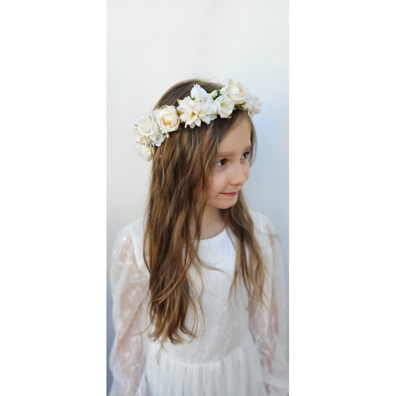 Sukienka wizytowa z koronkowym rękawkiem i tiulowym dołem Amanda  - 1