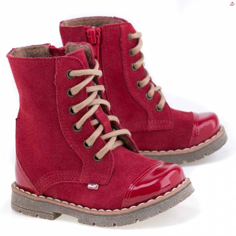 Emel buty trzewiki czerwone glany E2466D-1 Emel - 1