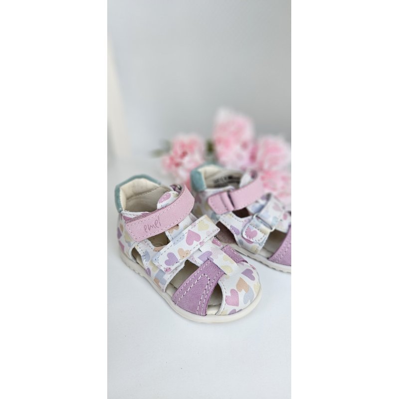 Emel Sandały pastelowe w serduszka Ankara ES 2437F-2 Emel - 3