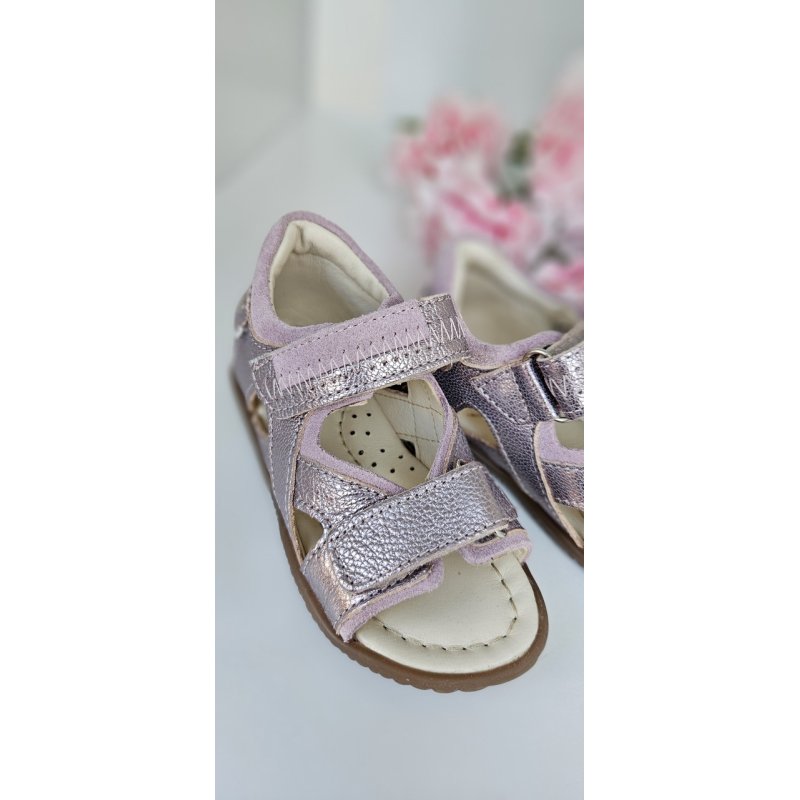 Emel Sandały liliowe opalizujące Acapulco ES 2086-34 Emel - 2