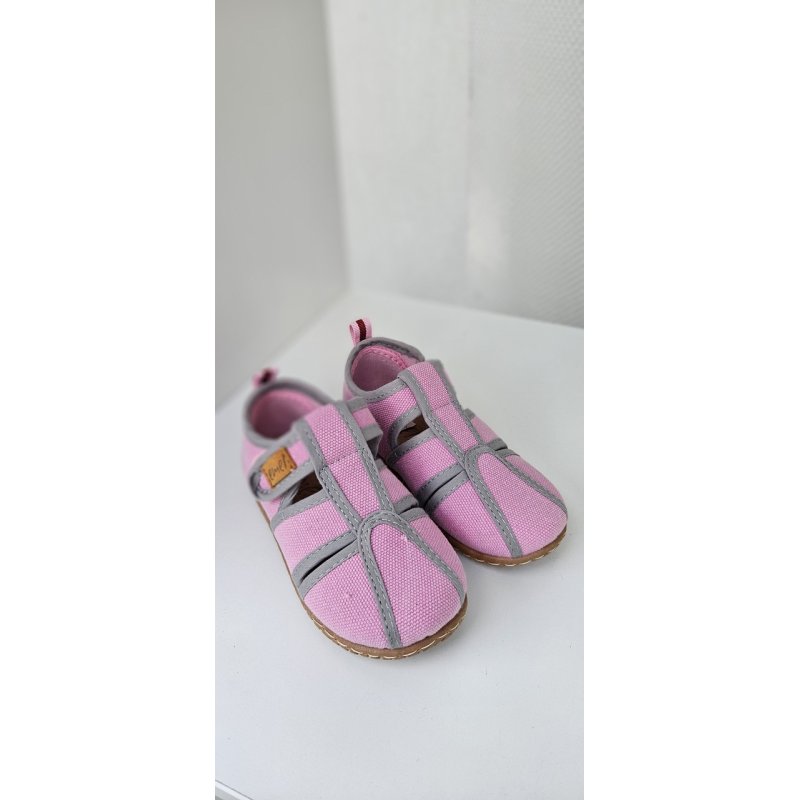 Emel obuwie tekstylne kapcie różowe 101-2 Emel - 1