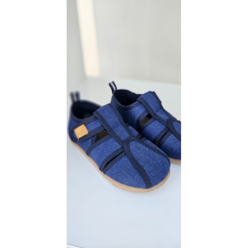 Emel obuwie tekstylne kapcie granatowe 101-5 Emel - 1