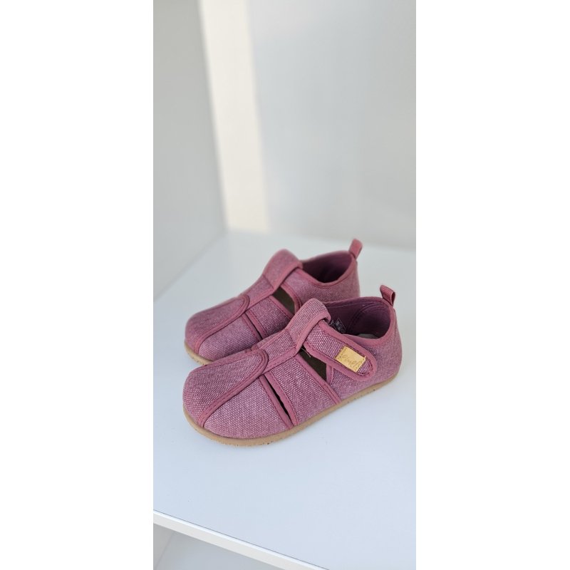 Emel obuwie tekstylne kapcie różowe 101-8 Emel - 1