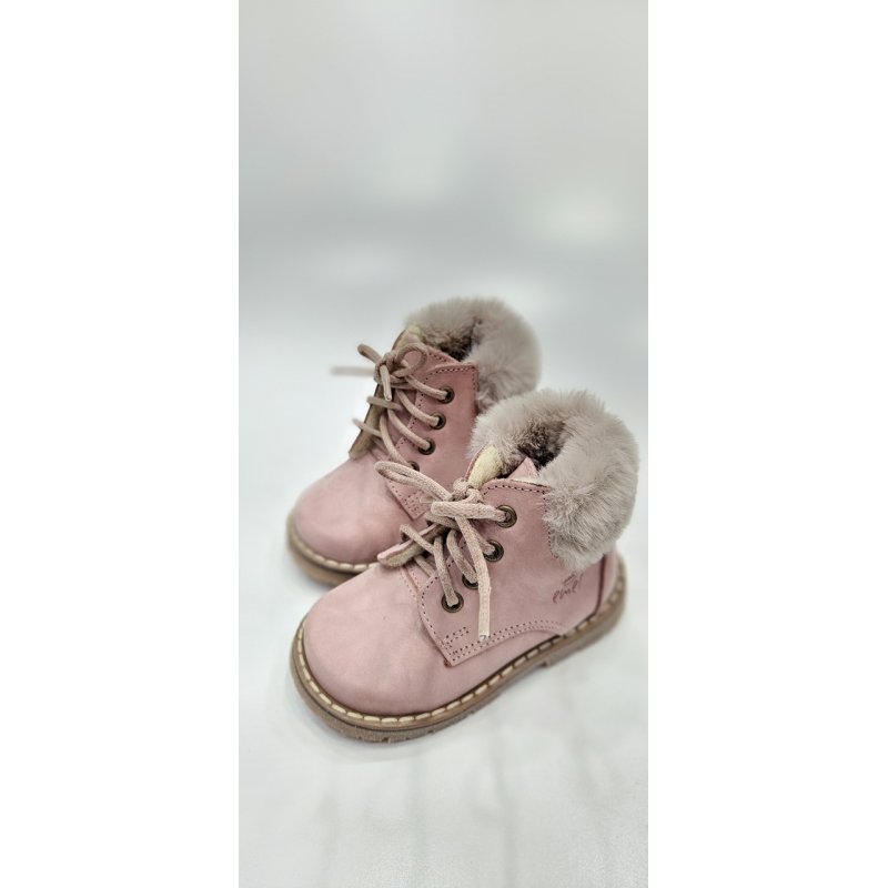 Emel Buty zimowe różowe z futerkiem EV 2540E-2 Emel - 1
