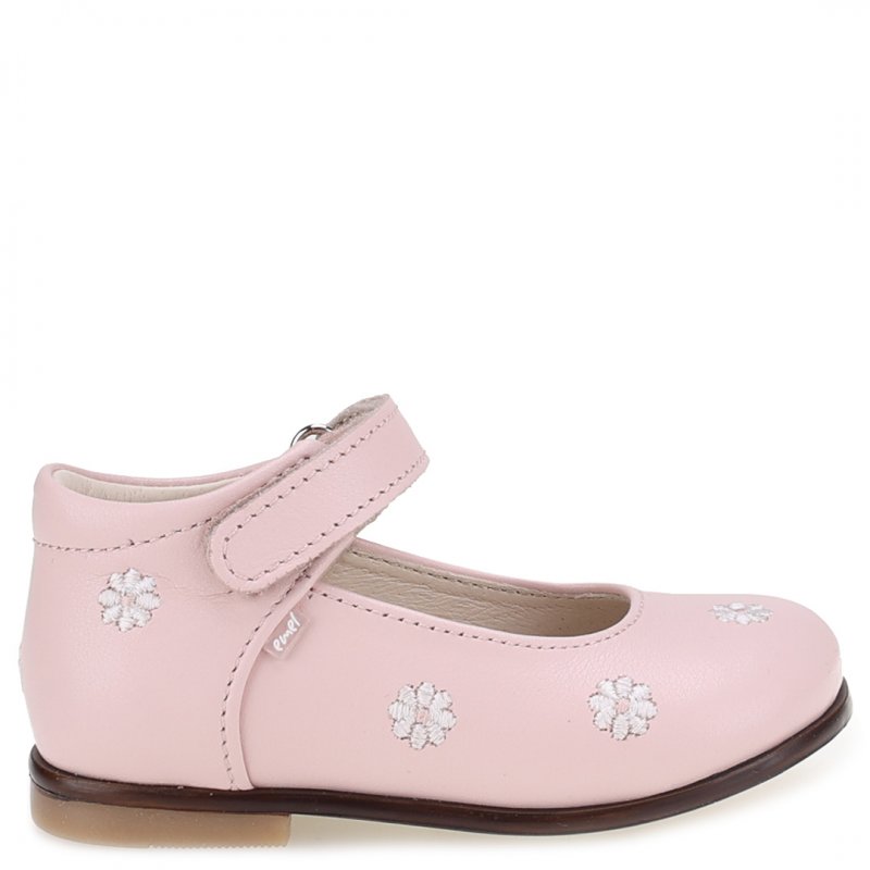 Emel Baleriny pudrowy róż w margaretki Roma ES 2047F Emel - 1