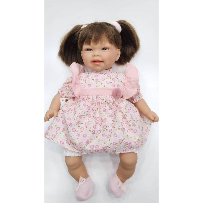 Nines d'Onil Lalka pachnąca w różowej sukience w kwiatki Susi 5151 Nines D'Onil - 1