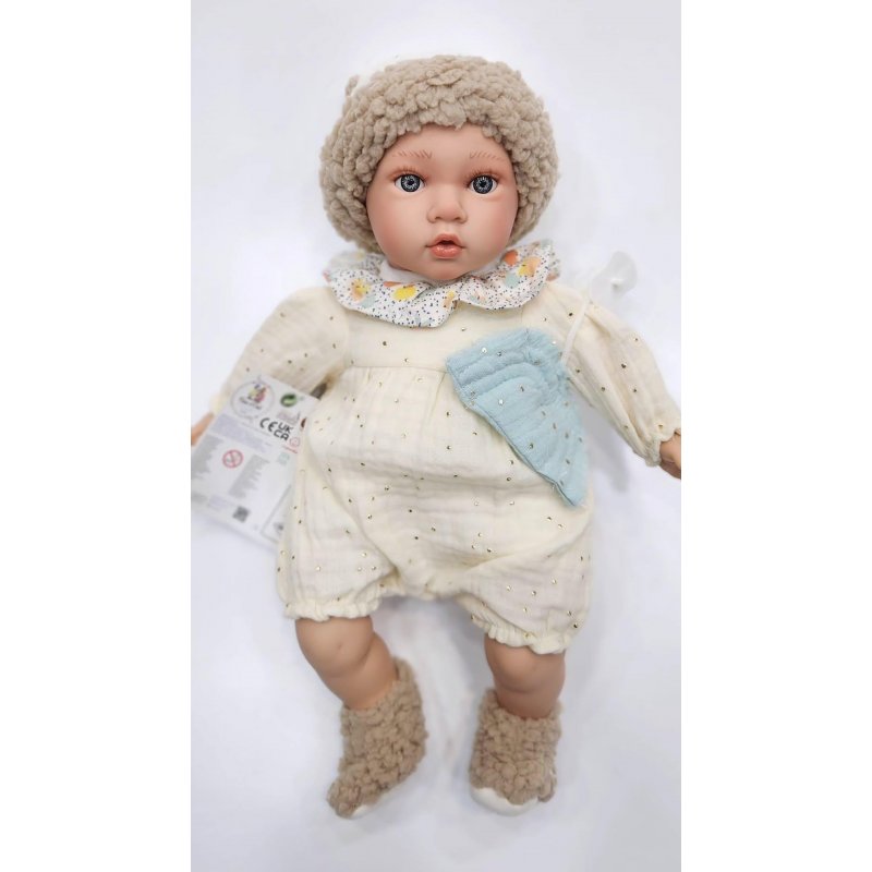 Nines d'Onil Lalka pachnąca w beżowym muślinowym ubranku little Susette 5311 Nines D'Onil - 1