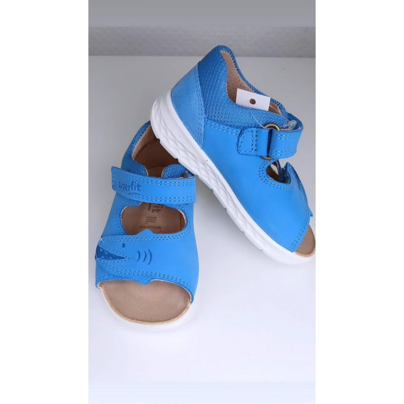 Superfit Sandałki niebieskie z rekinem 521-8400 SUPERFIT - 1