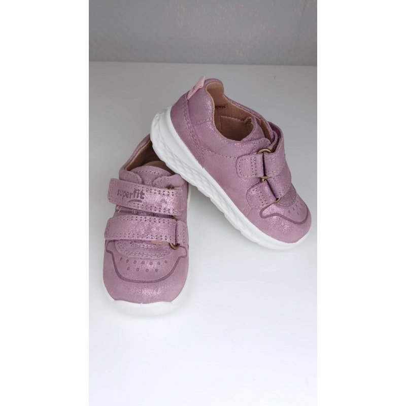 Superfit Adidasy liliowe z metalicznym połyskiem 365-8510 SUPERFIT - 1