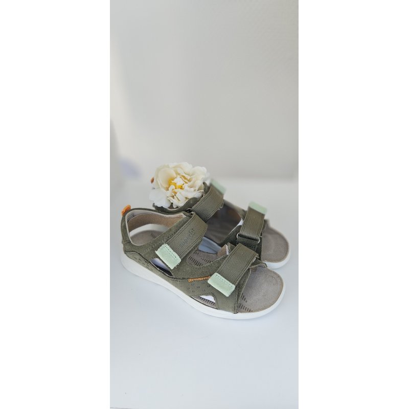 Superfit Sandały oliwkowe 1041-7010 SUPERFIT - 1