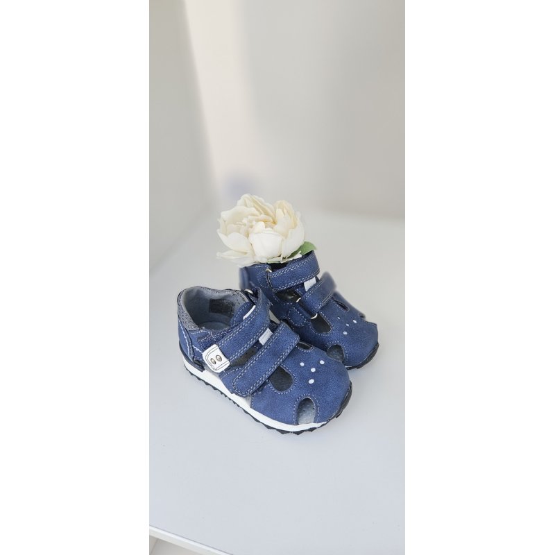 Kornecki Sandały chłopięce granat jeans 04516 Kornecki - 1