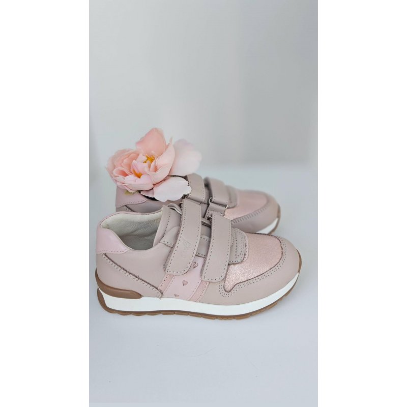 Emel Hamburg beżowo-różowe sneakersy trampki E 2683-73 Emel - 1