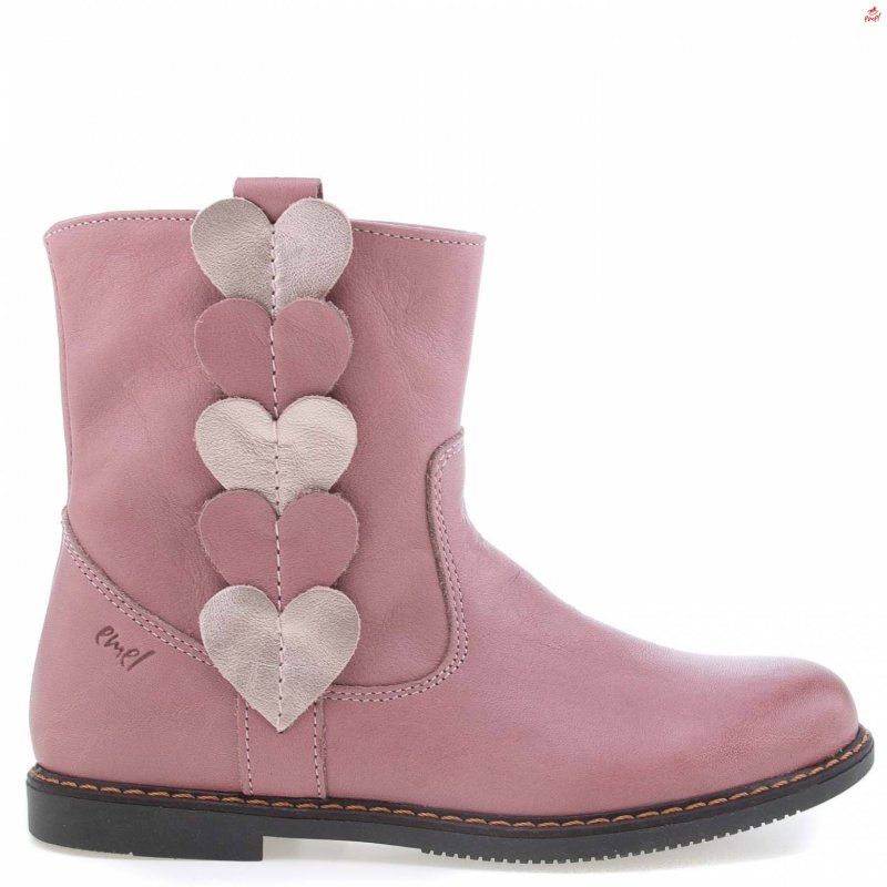 Emel buty trzewiki ocieplane z serduszkami E2692-4 Emel - 3