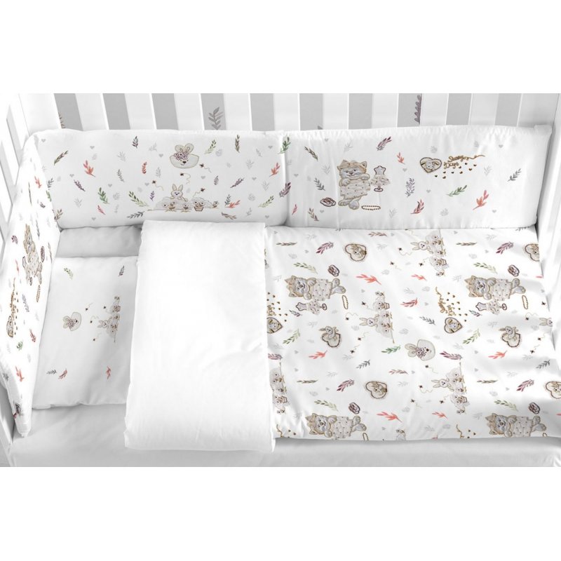 Feretti Pościel 3-elementowa Królisiowo kolory natury Feretti - 2
