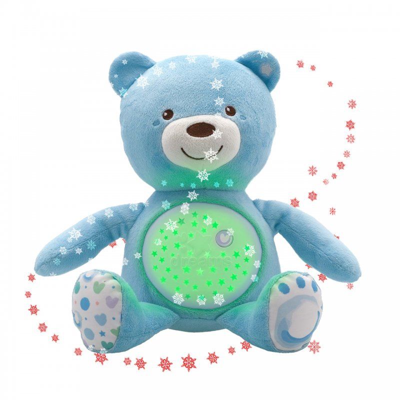 Chicco miś z projektorem First Dreams niebieskie Chicco - 1