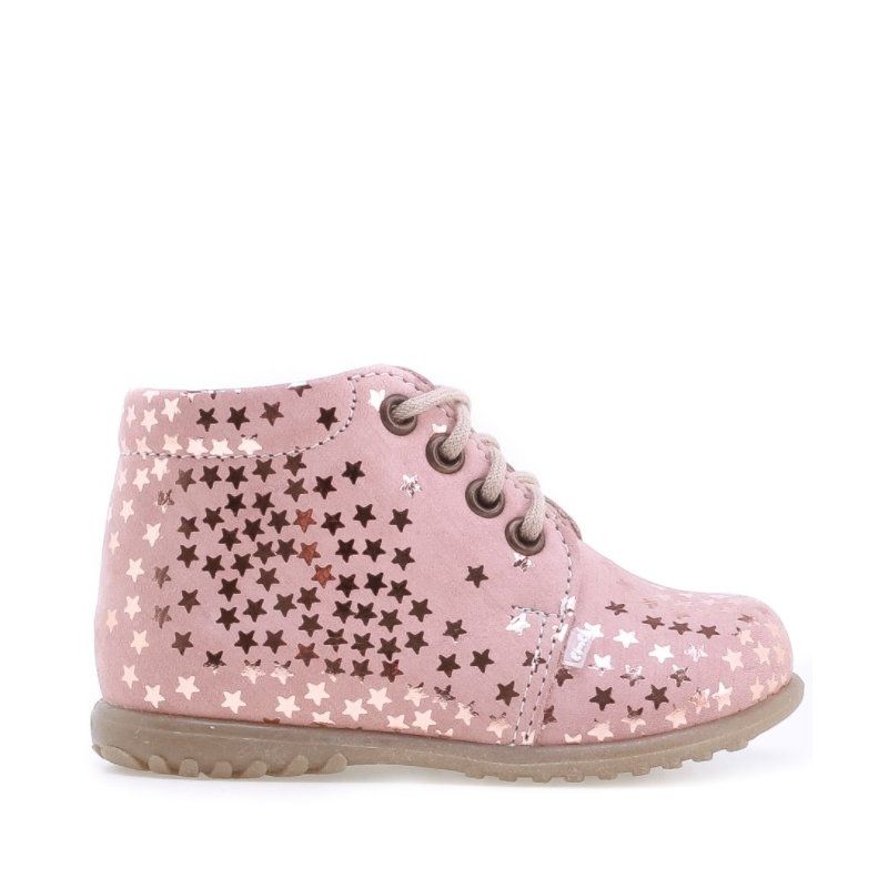 Emel buty trzewiki nude w gwiazdki E2364-15 Emel - 2