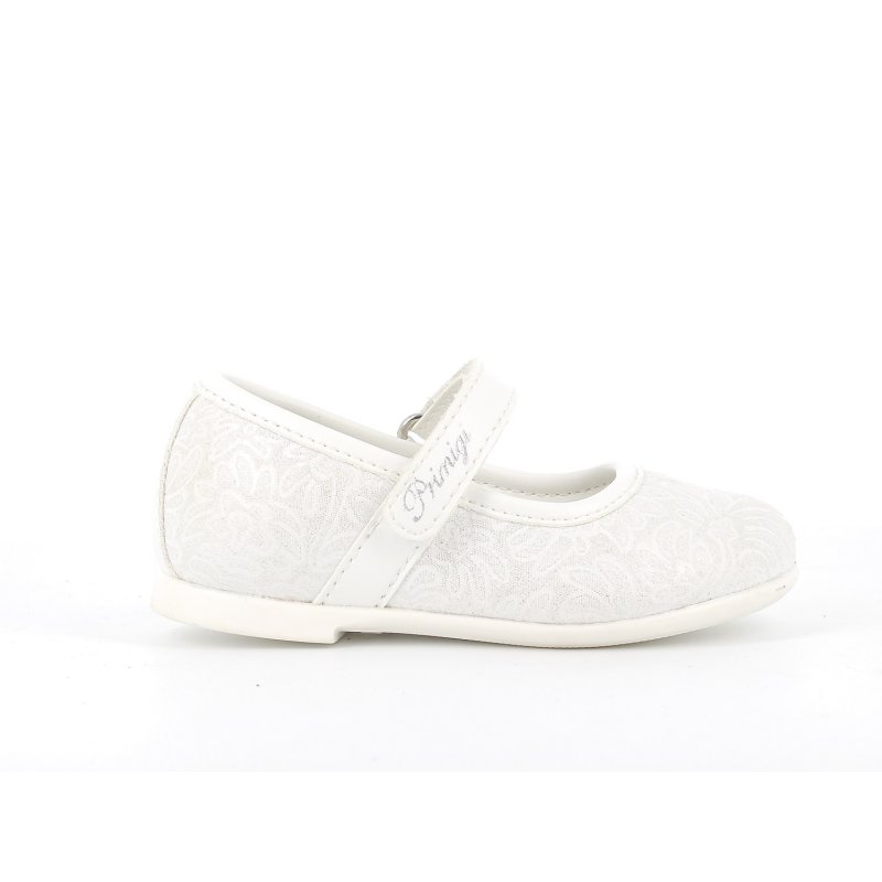 Primigi buty balerinki białe w kwiaty 7408000 Primigi - 1