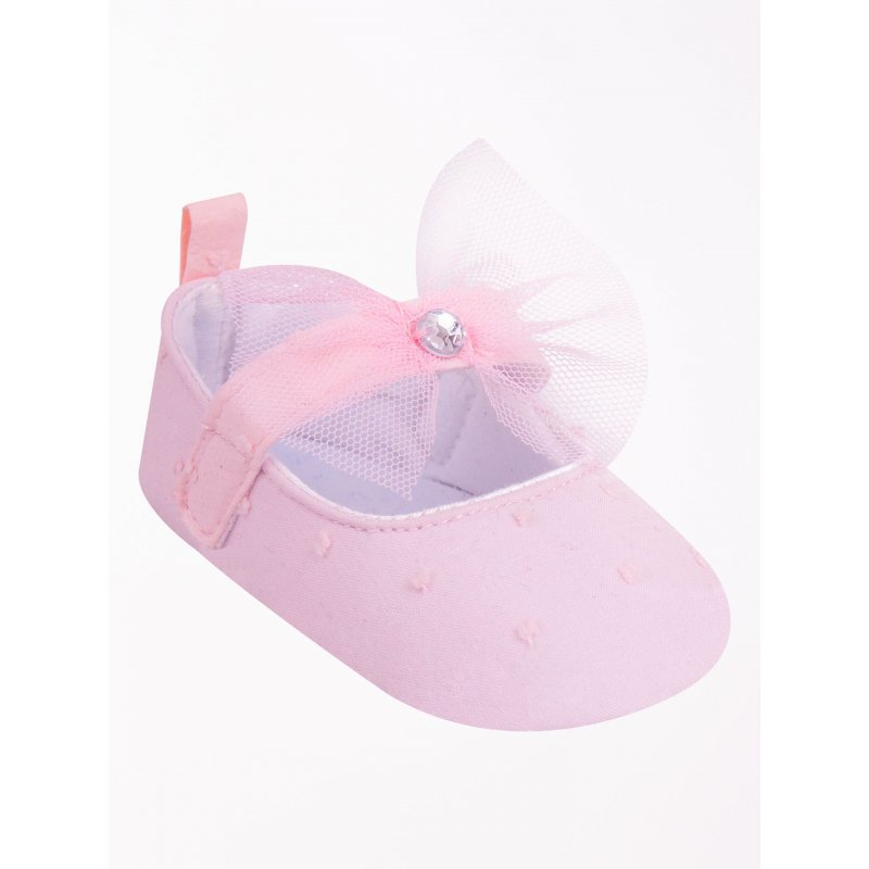 YOCLUB Buciki dziewczęce z tiulem róż YO CLUB - 1