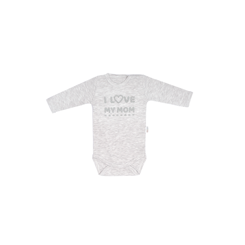 Mamatti Body z długim rękawem Love Mom 3428 Mamatti - 1
