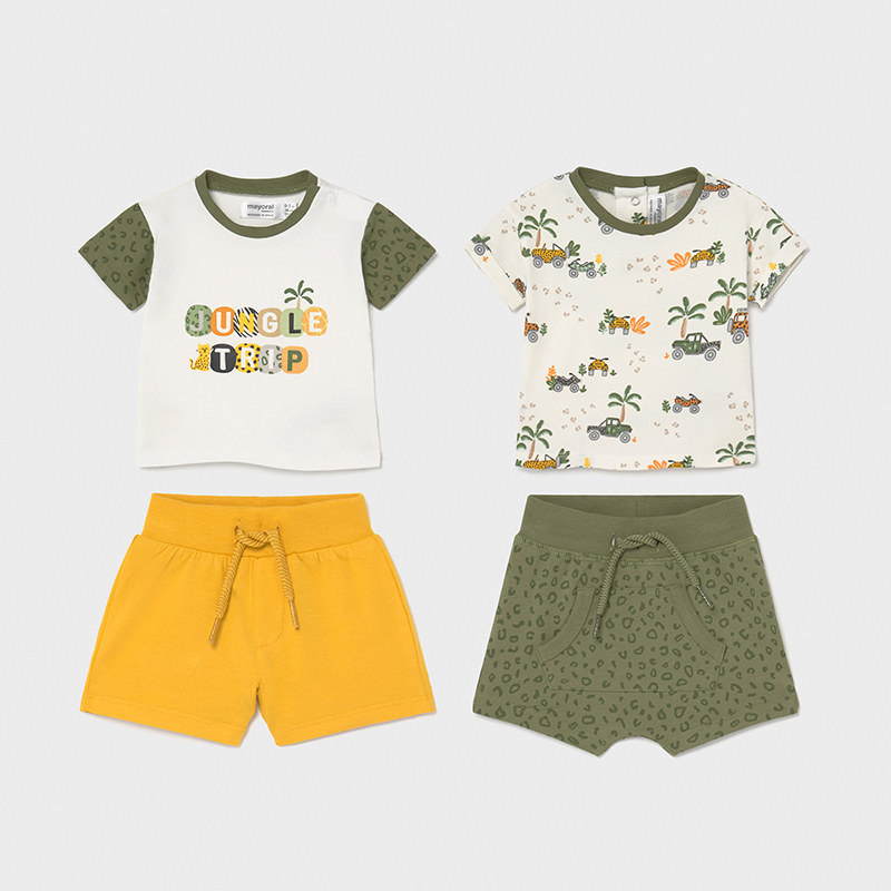 Mayoral Komplet z dzianiny dla noworodka chłopca 1657 col.48 Mayoral - 1