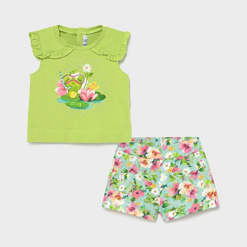 Mayoral Komplet z szortami dla dziewczynki Baby 1230 col.82 Mayoral - 1